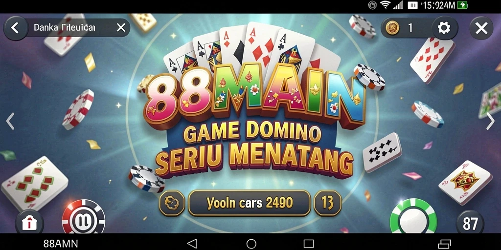 Tampilan gameplay seru dari aplikasi Domino 88MAIN