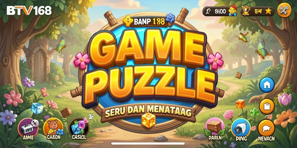 Tampilan gameplay BTV168 yang menarik dan penuh tantangan puzzle.