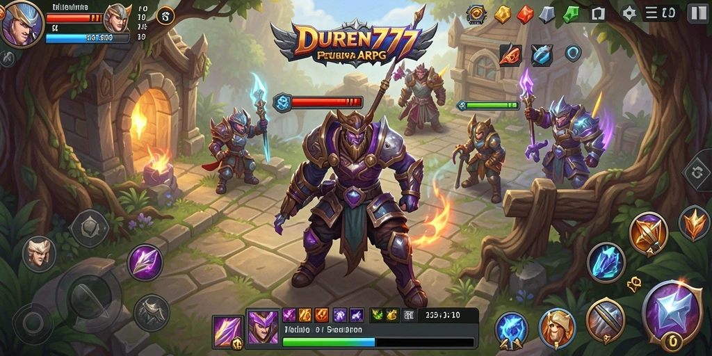 Screenshot gameplay DUREN777 yang penuh aksi petualangan.