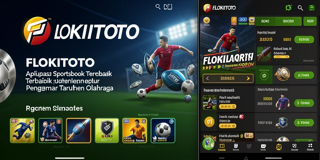 Tampilan gameplay yang menarik dari aplikasi Sportsbook FLOKITOTO.