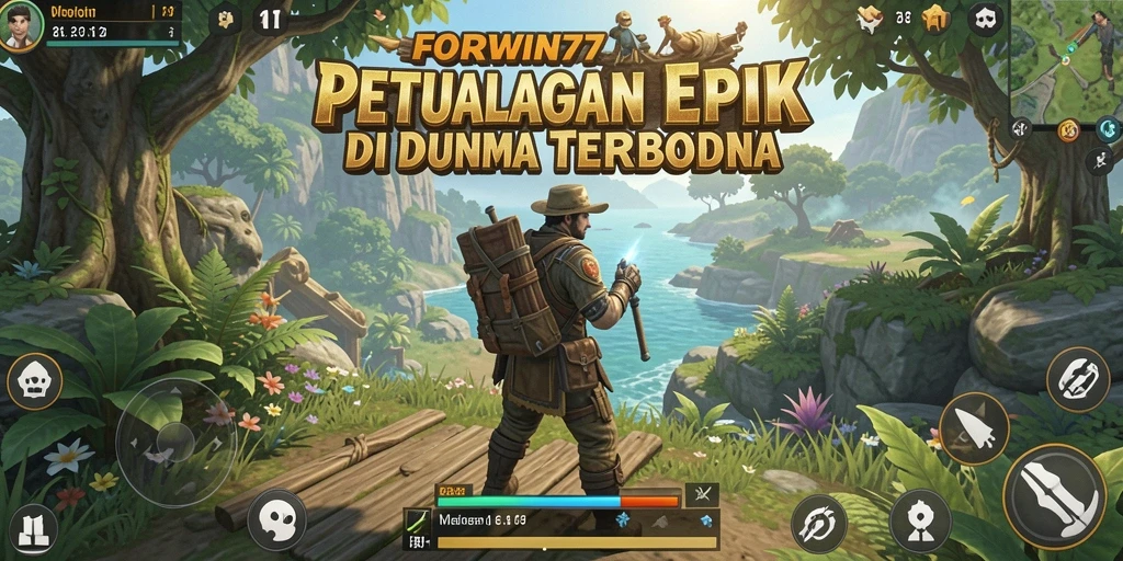 Tampilan menarik dari gameplay Open World FORWIN77.