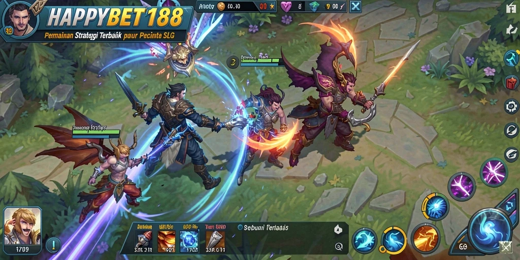 Tampilan gameplay mewah dan strategi mendalam di HAPPYBET188.