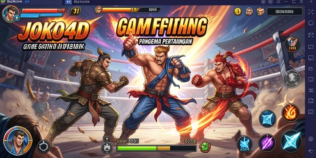 Gameplay aksi menarik dari JOKO4D dengan pertarungan seru.