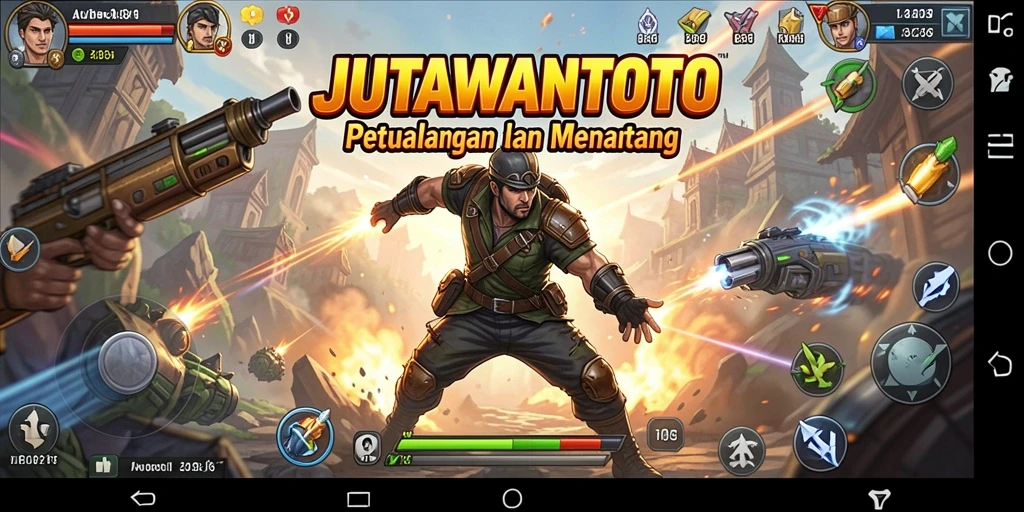 Tampilan gameplay JUTAWANTOTO yang seru dan mendebarkan.