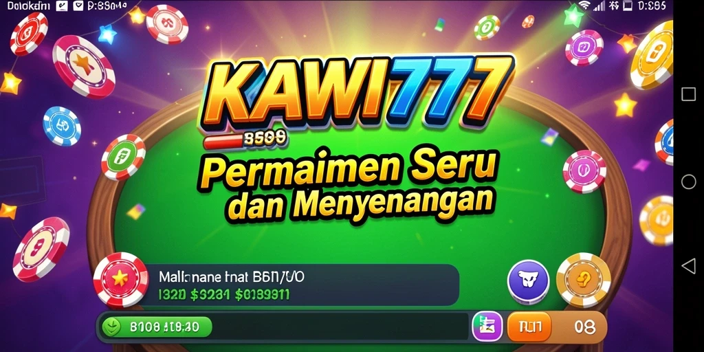 Screenshot utama KAWI777 menunjukkan gameplay Bingo yang menarik.