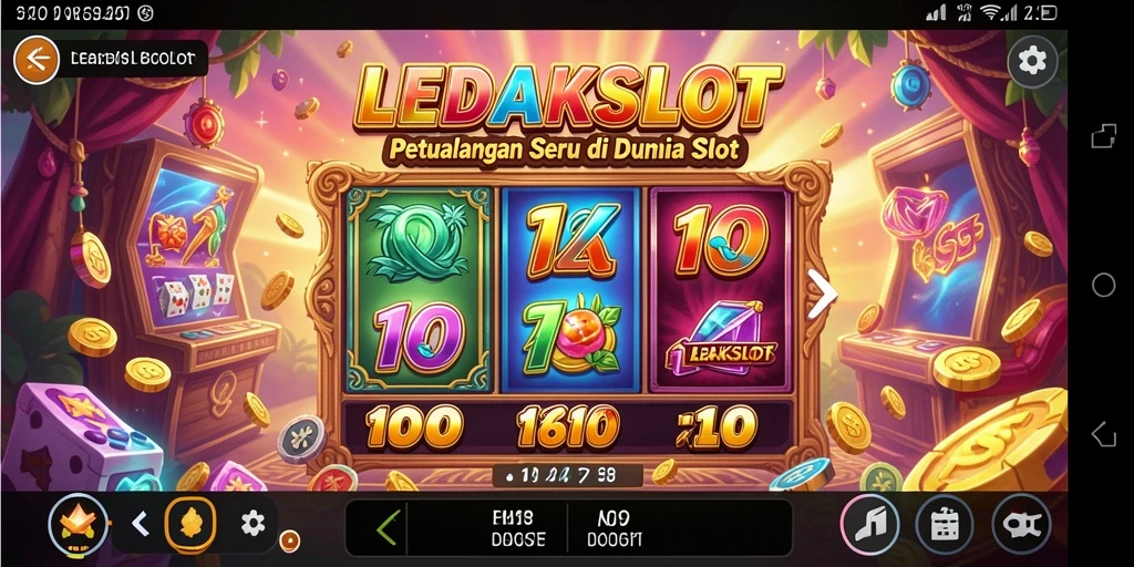 Gameplay LEDAKSLOT dengan grafis dan petualangan menarik.