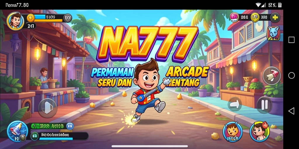 Tampilan gameplay NA777 yang penuh aksi dan tantangan.