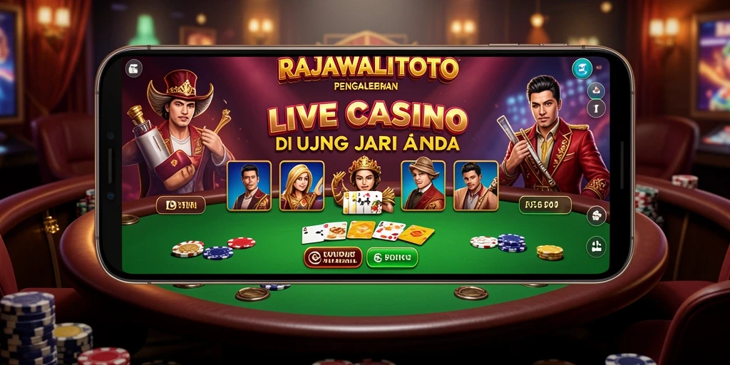Tampilan gameplay Live Casino yang seru dan interaktif.