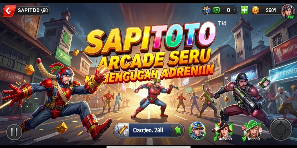 Tampilan gameplay seru dan penuh aksi di SAPITOTO.