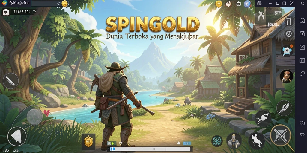 Tampilan menakjubkan dari petualangan dunia terbuka SPINGOLD.