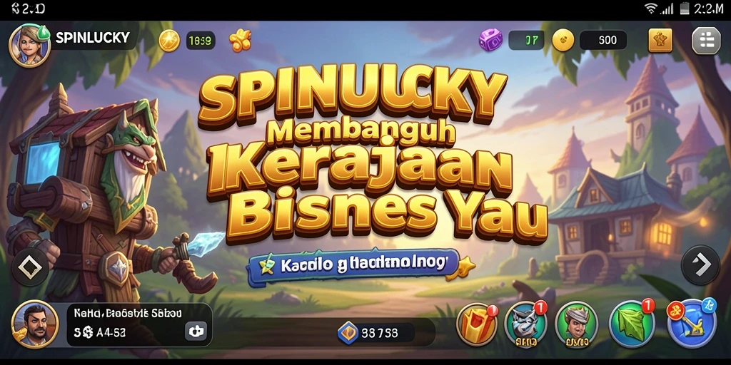 Tampilan gameplay SPINLUCKY yang menarik dan menantang.
